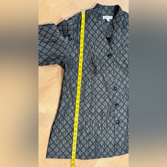 Coldwater Creek lightly quilted silver jacket, size 1x - Picture 6 of 8